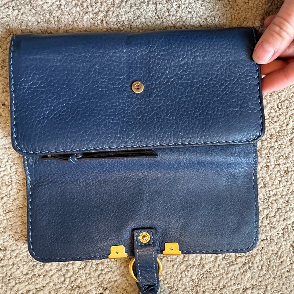 Chloe Marcie long wallet blue gold - Picture 9 of 14